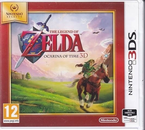 The Legend of Zelda Ocarina of time 3D - Nintendo Selects - Missing Manual - Nintendo 3DS Spil (A Grade) (Used) (eng)